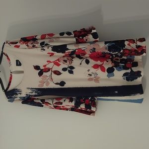 Maeve Knit Floral Dress - Large